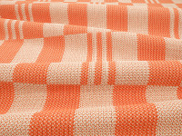 Checkerboard Knit Tangelo Image 3