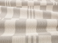 Checkerboard Knit Silver Grey Image 3