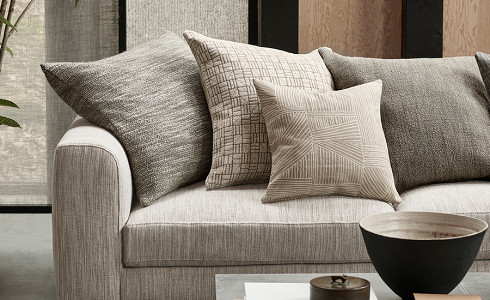 Handmade Sofa With Cushions Upholstery Fabrics Romo Group 