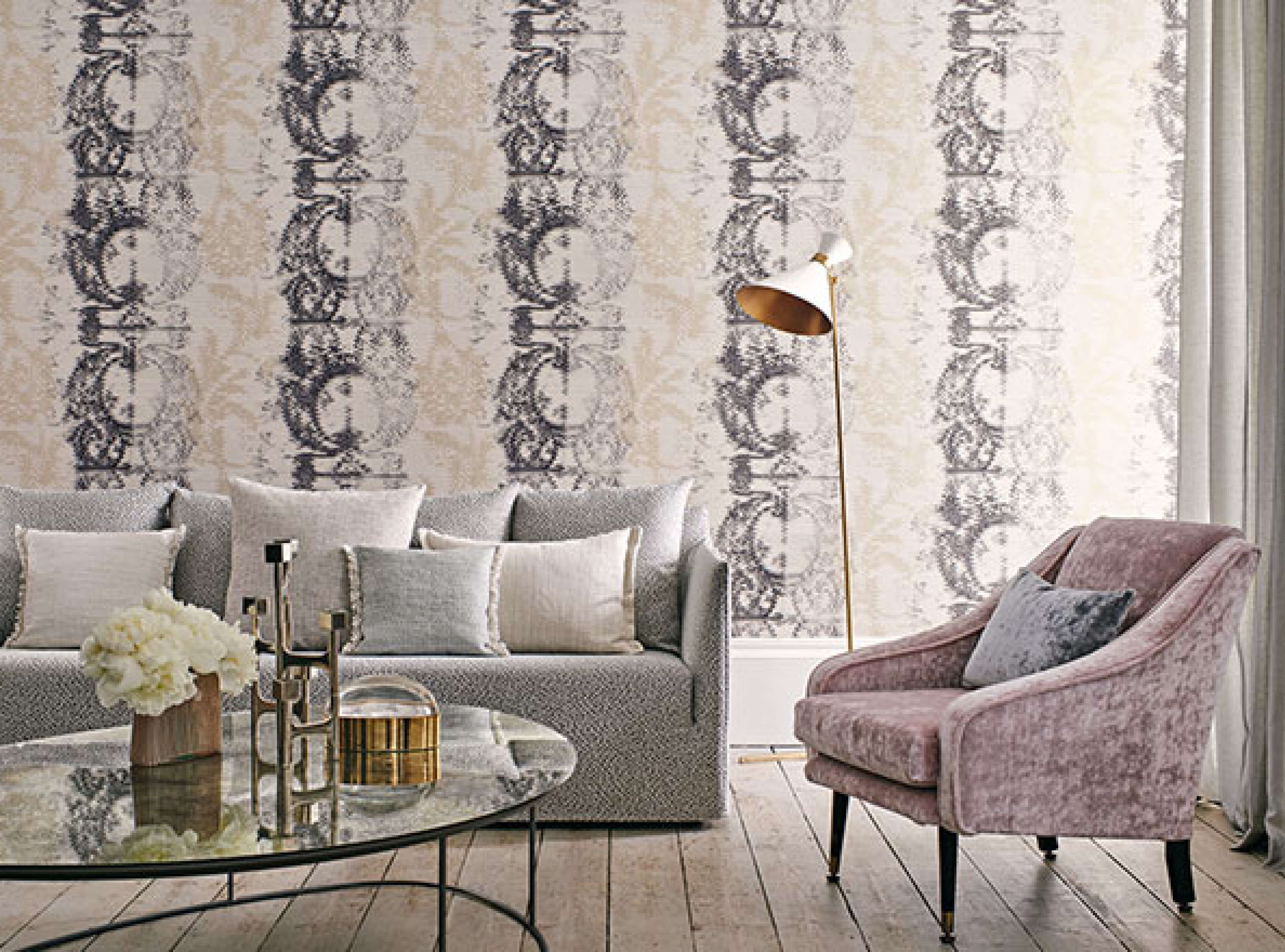 Iroko Wallcoverings Vinyl Wallcoverings Black Edition