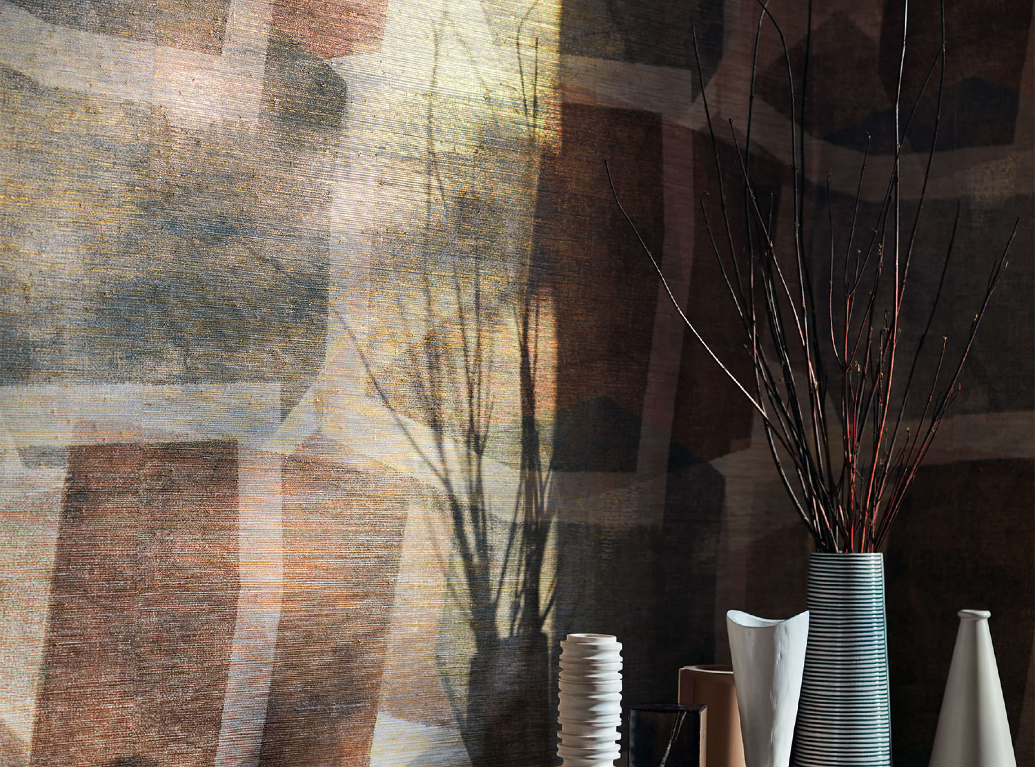 Zalea Wallcovering Mehndi Tabala Wallcoverings Natural Wallcovering