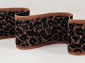 Leopard Velvet Braid Umber