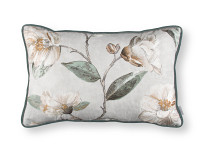 Japonica Embroidery Cushion Eucalyptus Immagine