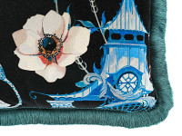 Euphoria Velvet 50cm Cushion Cobalt Image 5