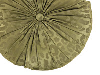 Saskia 40cm x 7cm Circular Cushion Somerset Green Image 4
