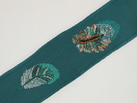 Beaded Braid Peacock Image 3