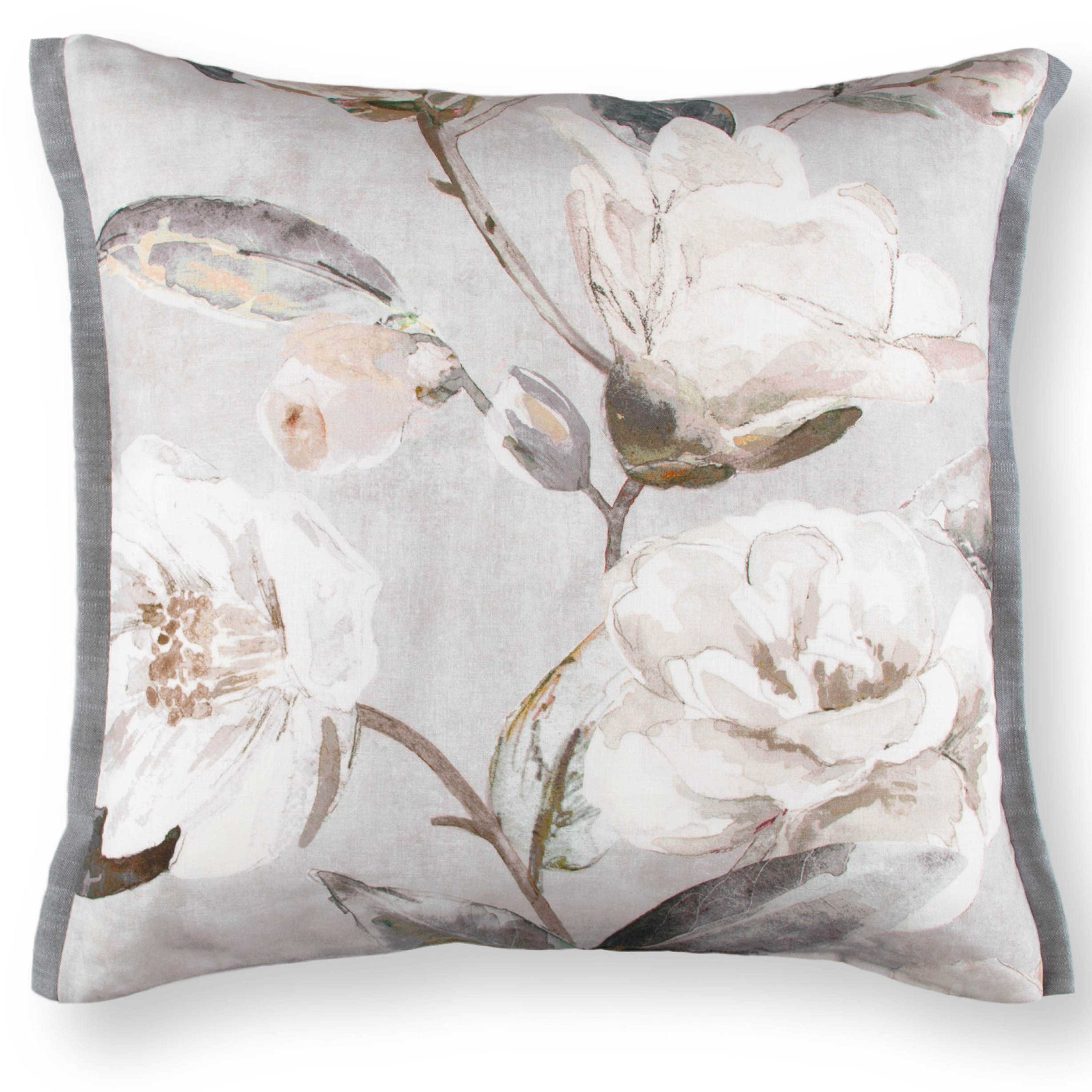Japonica Cushion Eucalyptus | Gardenia Cushions | Romo Fabrics