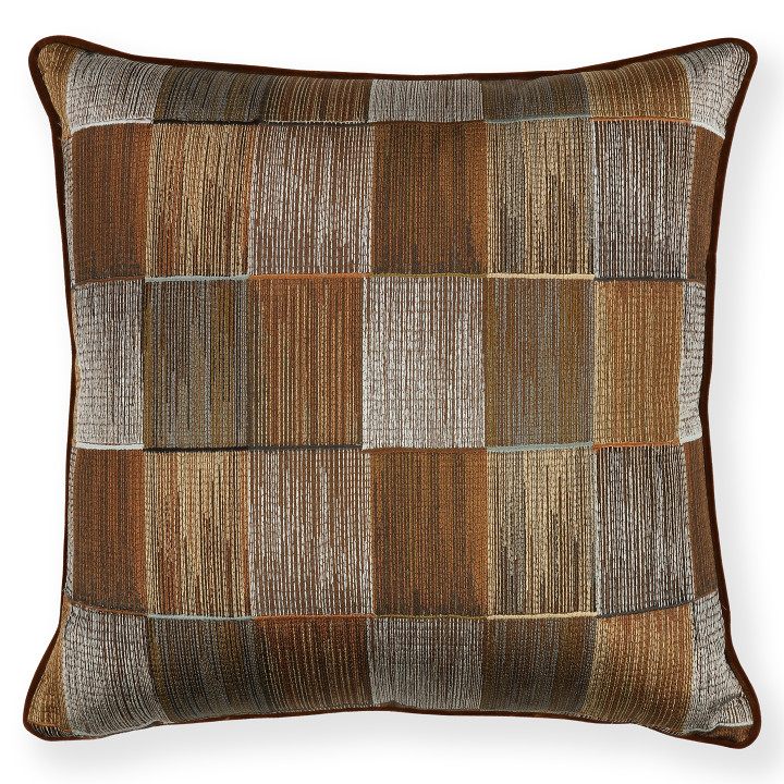 Sekani 55cm Cushion Cinnamon | New Cushions | Romo Fabrics