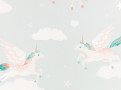 Dancing Unicorns Wallcovering