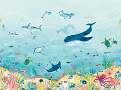 Coral Kingdom Wall Mural