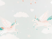 Dancing Unicorns Wallcovering