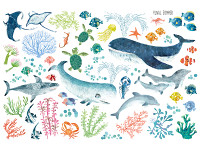Coral Kingdom Wall Stickers