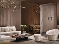 Sueded Wallcovering Smoke 2