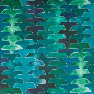 Bonsulton Charolite | Pantelleria Prints | Printed Velvet | Zinc