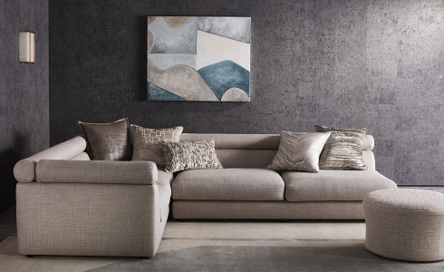 GRAMERCY - DESIGNER PATTERN JACQUARD WOVEN UPHOLSTERY FABRIC