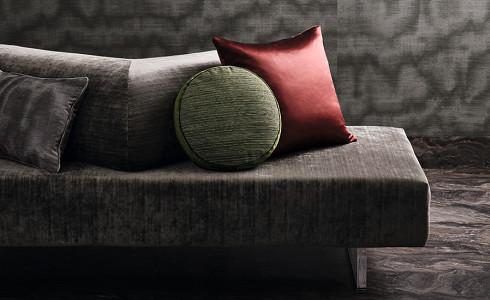 Jacopo II Decorative Prints & Weaves Zinc Textile