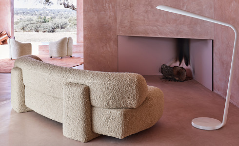 スーツ capertica Roccapina | Textured Plains | Zinc Textile