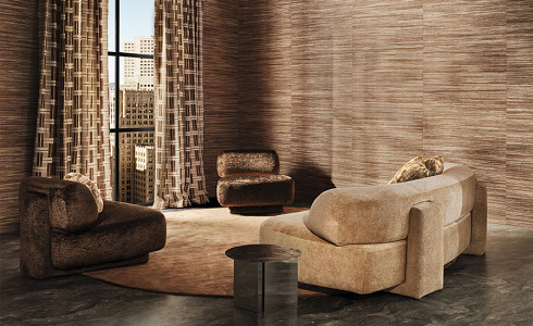 Mineralogy Wallcoverings | Zinc Textile Mineralogy Wallcoverings | Zinc Textile