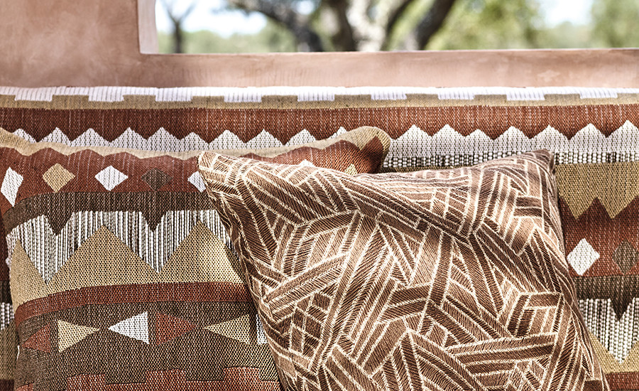 Salvador Cushions Zinc Textile