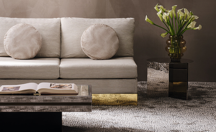 Jacopo II Decorative Prints & Weaves Zinc Textile